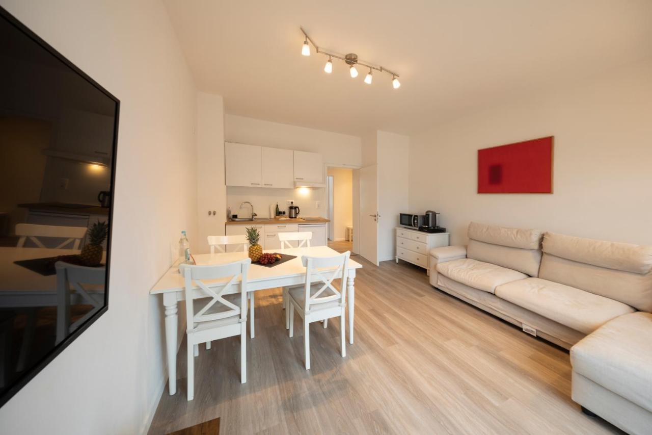 Jaybnb - Apartment Direkt Am Hafen Mit Terrasse Und Uhd Tv 도르트문트 외부 사진